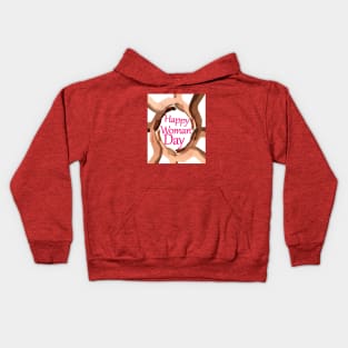 happy woman day Kids Hoodie